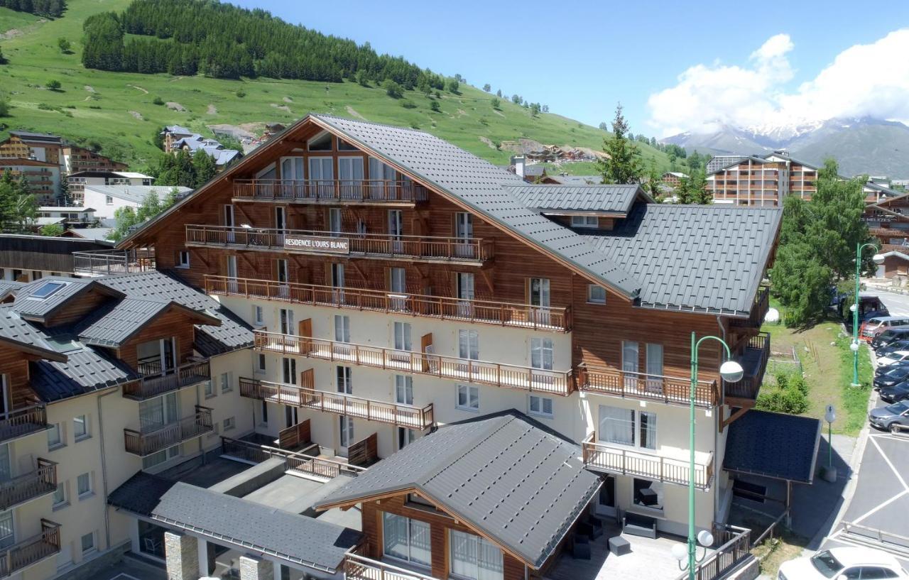 Residence Odalys L'Ours Blanc Лес дьо Алпс Екстериор снимка