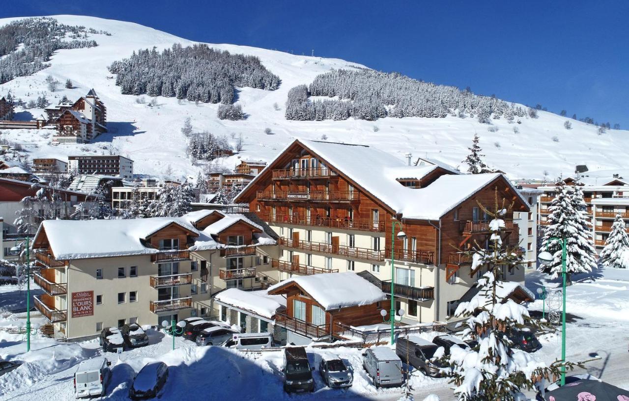 Residence Odalys L'Ours Blanc Лес дьо Алпс Екстериор снимка