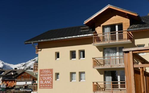Residence Odalys L'Ours Blanc Лес дьо Алпс Екстериор снимка